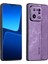 Xiaomi 13 Pro 5g Şok Geçirmez Pu Deri+Tpu Telefon Kapağı Baskılı Desen Anti-Çizelge Cep Telefon Kılıfı-Mor (Yurt Dışından) 1