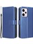 Xiaomi Için Redmi Note 12 Pro+ 5g Elmas Doku Telefon Kılıfı Pu Deri Stand Cüzdan Anti-Sracratch Smarthphone Kapağı Strap Ile-Mavi (Yurt Dışından) 1