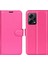 Xiaomi Redmi Için Note 12 Pro+ 5g Litchi Doku Cüzdan Telefon Kapağı Stand-Gül (Yurt Dışından) 1