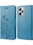 Xiaomi Redmi Için Note 12 Pro+ 5g Stand Telefon Kılıfı Pu Deri Çiçek Kelebek Basılı Cüzdan Kapağı-Mavi (Yurt Dışından) 1