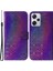 Xiaomi Redmi Için Note 12 Pro+ 5g Pu Deri Flip Kılıf Göz Kamaştırıcı Çiçek Desen Cüzdan Stand Telefon Kapağı-Mor (Yurt Dışından) 1