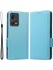 Xiaomi Redmi Için Note 12 Pro+ 5g/redmi Note 12 Explorer 5g Litchi Doku Pu Deri Cüzdan Kılıfı Manyetik Kapanma Folio Stand Telefon Kapağı Strap Ile-Bebek Mavisi (Yurt Dışından) 1