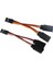 Adet Jr/futaba Stil Servo 1 Ila 2 Y Kablo Demeti Kablo Splitter Kablo Erkek Kadın Uzatma Kurşun Tel Rc Modelleri Için 7 cm (Yurt Dışından) 5