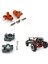 Metal Servo Montaj Bağlantı Çubuğu Çekme Çubuğu 1/12 MN128 MN86S G500 Paletli Off Road Kamyon, Kırmızı (Yurt Dışından) 3