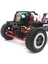 Metal Servo Montaj Bağlantı Çubuğu Çekme Çubuğu 1/12 MN128 MN86S G500 Paletli Off Road Kamyon, Kırmızı (Yurt Dışından) 5