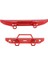 Eksenel SCX24 AXI00005 Jeep Gladyatör 1/24 Rc Paletli Araba Yükseltme Parçaları Için Çekme Kancalı Metal Ön ve Arka Tampon, 1 (Yurt Dışından) 1