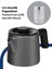 Akasya Antrasit Xl 2200 Watt Damlatmayan Tasarımı ile Paslanmaz Çelik Çay Makinesi ve Su Isıtıcısı 4