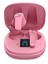 Love City LED Ekranlı Su Geçirmez Bluetooth Kulaklık -Pembe (Yurt Dışından) 1