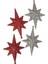 Yılbaşı Ağacı Süsü Polar Yıldız 12 cm 4lü Orc-Yıl-23843 1