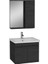 Vitra Quadrum Banyo Dolabı Seti 65 cm Siyah Meşe 65668 1
