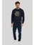 Bisiklet Yaka Lacivert Slim Fit Sweatshirt 23FWM60161 1