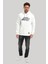Kapüşonlu Ekru Slim Fit Hoodie 23FWM64051 2