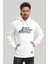 Kapüşonlu Ekru Slim Fit Hoodie 23FWM64051 3