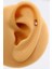 Altın Piramit Tektaş Sallantılı Kıkırdak Küpe Tragus Helix 2