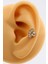 14 Ayar Altın Damla Piercing Tragus Helix 4