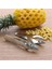 Resim Stili Olarak Ananas Soyucu Ananas Göz Soyucu Paslanmaz Çelik Soyucu Basit Ananas Bıçağı Kesici Pratik Tohum Temizleme Meyve Aracı (Yurt Dışından) 5