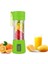 Mavi Stil Taşınabilir Blender Karıştırma 380ML Plastik Smoothie Shakes Blender Extractor Mode USB Şarj Edilebilir Otomatik Meyve Sıkacağı Kupası (Yurt Dışından) 3
