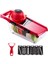 Kırmızı Stil Vegetable Cutter Kitchen Accessories Slicer Fruit Cutter Potato Peeler Carrot Cheese Grater Vegetable Slicer (Yurt Dışından) 1