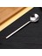 Gümüş Tarzı 17,2 cm 304 Stainless Steel Cof Spoon Round Head Spoon Korean Style Spoons Honey Dessert Gift Mixing Spoon (Yurt Dışından) 1