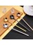 Gümüş Tarzı 17,2 cm 304 Stainless Steel Cof Spoon Round Head Spoon Korean Style Spoons Honey Dessert Gift Mixing Spoon (Yurt Dışından) 3