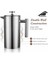 350ML Tarzı French Press Kahve Makinesi Paslanmaz Çelik Kahve Percolator Pot, Çift Duvar ve Büyük Kapasiteli Manuel Cafetiere Kahve Kapları (Yurt Dışından) 2