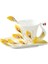 E Stili 180ML Eacock Kahve Kupaları Tabağı ve Kaşıkla 3D Yaratıcı Seramik Bardaklar Renkli Emaye Porselen Çay Su Şişesi Noel Hediyesi (Yurt Dışından) 1