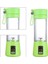 380ML Çok Fonksiyonlu Taşınabilir Güçlü Güç Yükü Hafif USB Elektrikli Blender Gıda Smoothie Işlemcisi 6 Yapraklı Meyve Sıkacağı (Yurt Dışından) 3