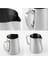 Single Black Mat Style ml Espresso Kahve Çekme Çiçek Süt Kupaları Tencere Kolu Paslanmaz Çelik Kahve Çelenk Fincan Latte Sürahi Cezveler Cof Ware (Yurt Dışından) 3