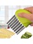 Bir Stil Stainless Steel Wavy French Fries Cutter Portable Potato Slicer Cutter Vegetable Chopper Durable Kitchen Gadgets Easy To Use (Yurt Dışından) 5