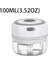 100ML-B-WHITE Style Electric Food Chopper USB Rechargeable Wireless Garlic Chopper With Blade Mini Meat Grinder Tools Portable Kitchen Accessories (Yurt Dışından) 1