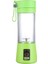 Yeşil Stil Blender Mikser Meyve Sıkacağı Blender Meyve Suyu Üreticisi 2 Bıçaklı Taşınabilir Blend USB Şarj Edilebilir Mini Meyve Suyu Makinesi Smoothie Maker (Yurt Dışından) 1