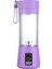 Yeşil Stil Blender Mikser Meyve Sıkacağı Blender Meyve Suyu Üreticisi 2 Bıçaklı Taşınabilir Blend USB Şarj Edilebilir Mini Meyve Suyu Makinesi Smoothie Maker (Yurt Dışından) 2