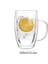 450 ml Sap Stili ile 1 Bilgisayar Çift Cidarlı Espresso Fincanı ml Kupa Kahve Fincanı Isıya Dayanıklı Şeffaf Cam Bardak Su Bardağı Süt Bardağı (Yurt Dışından) 1