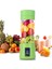 Yeşil Stil 380ML 2 Bıçaklı USB Şarj Edilebilir Meyve Suyu Makinesi Blender Mikser Taşınabilir Meyve Sıkacağı Smoothie Maker Ev Mutfak Suyu Sıkacağı (Yurt Dışından) 5