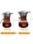 200ML-C-FILTRE Stili ile V60 Cezve Paslanmaz Çelik Filtreli Yüksek Sıcaklığa Dayanıklı Cam Haşlanma Önleyici Ahşap Saplı Kahve Makinesi Kahve Bira Makinesi (Yurt Dışından) 3