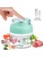 100ML-C-YEŞIL Stil Electric Food Chopper USB Rechargeable Wireless Garlic Chopper With Blade Mini Meat Grinder Tools Portable Kitchen Accessories (Yurt Dışından) 3