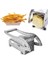 Gümüş Tarzı 4 Bıçak Paslanmaz Çelik Ev Patates Kızartması Patates Cipsi Şerit Dilimleme Kesici Doğrayıcı Cips Makinesi Yapma Aracı Patates Kesim Kızartması (Yurt Dışından) 2