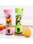 Mor Tarzı Taşınabilir Içecek Sıkacağı Makinesi Ev USB Şarj Edilebilir 4 Bıçaklı Elektrikli Meyve Sıkacağı Suyu Blender (Yurt Dışından) 4