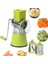 Kırmızı A Stili Manual Vegetable Cutter Slicer Kitchen Accessories Multifunctional Round Mandoline Slicer Potato Cheese Kitchen Gadgets (Yurt Dışından) 5