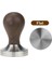 Wenge Düz Stil 53 mm Espress Kahve Tamper, 304 Paslanmaz Çelik Düz ve Dalgalı Taban, mm (Yurt Dışından) 1
