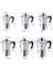 05 450ML Tarzı Kahve Makinesi Alüminyum Mocha Espresso Percolator Pot Kahve Makinesi Moka Pot ml Ocak Üstü Kahve Makinesi (Yurt Dışından) 2
