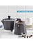 300ML 6bardak Stili Italyan Tarzı Alüminyum Cezve Mocha Kahve Makinesi Dayanıklı Sekizgen Pot Kahve Fincanı Cafeteira Expresso Percolator Pot (Yurt Dışından) 3