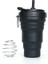 01 Hasır Yay Top Stili 550ML Paslanmaz Çelik Yaylı Top ile Katlanabilir Silikon Kahve Hasır Bardak Açık Havada Seyahat Su Sarsıntı Bardakları Katlanır Taşınabilir Şişe (Yurt Dışından) 2