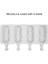 D25.6X14.5 Stili 4 Delikli Dondurma Silikon Kalıp Dıy Buzlu Şeker Yapma Aracı Pratik Buzlu Şeker Kalıp Yaratıcı Mutfak Aksesuarları Yapışmaz Taşınabilir (Yurt Dışından) 3