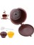 2 Adet Kahverengi Tarzı Adet Yeniden Doldurulabilir Sihirli Kahve Kapsülü Nescafe Dolce Gusto Nespresso Kahve Makinesi Makineleri Için Kapsül Tutacağı (Yurt Dışından) 5