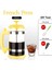 Çoklu Stil Paslanmaz Çelik Cam Demlik Cafetiere Fransız Kahve Çay Percolator Filtre Pres Piston L Manuel Kahve Espresso Makinesi Pot (Yurt Dışından) 1
