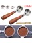 51 mm Toz Bardak Stili 51MM Dipsiz Portafilter Profesyonel Kahve Espresso Makinesi Kolu, Dozaj Halkalı Kahve Aletleri Köpürtme Sürahi Ölçeği (Yurt Dışından) 5