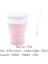 350ML Pembe Stil Mlteleskopik Taşınabilir Silikon Katlanır Bardak Gıda Sınıfı Su Bardağı Seyahat Içme Gereçleri Kupa Açık Reçine Kahve Handcup (Yurt Dışından) 1