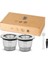 2 Kapsül Tarzı Nespresso Için Icafilascapsule Yeniden Kullanılabilir 2'si 1 Arada Kullanım Doldurulabilir Kapsül Crema Espresso Yeniden Kullanılabilir Doldurulabilir Kahve Filtresi (Yurt Dışından) 1