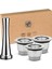 2 Kapsül Tarzı Nespresso Için Icafilascapsule Yeniden Kullanılabilir 2'si 1 Arada Kullanım Doldurulabilir Kapsül Crema Espresso Yeniden Kullanılabilir Doldurulabilir Kahve Filtresi (Yurt Dışından) 4